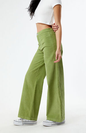 x Chloe Kim Corduroy High Waisted Wide Leg Pants image number 3