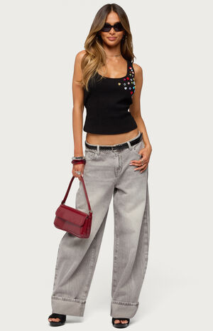 Kella Low Rise Baggy Jeans image number 5