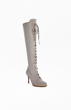 Women's Turner Gray Stiletto Boots image number 2