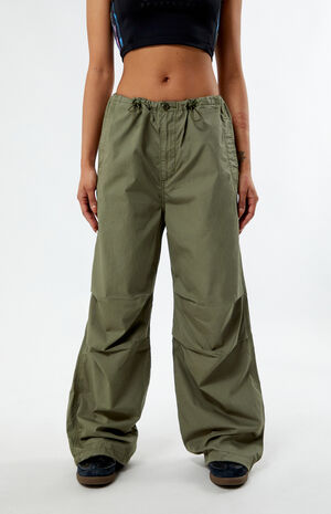 Green Parachute Pants image number 3