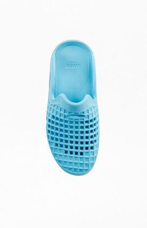 Blue Scenario Slide Sandals image number 5