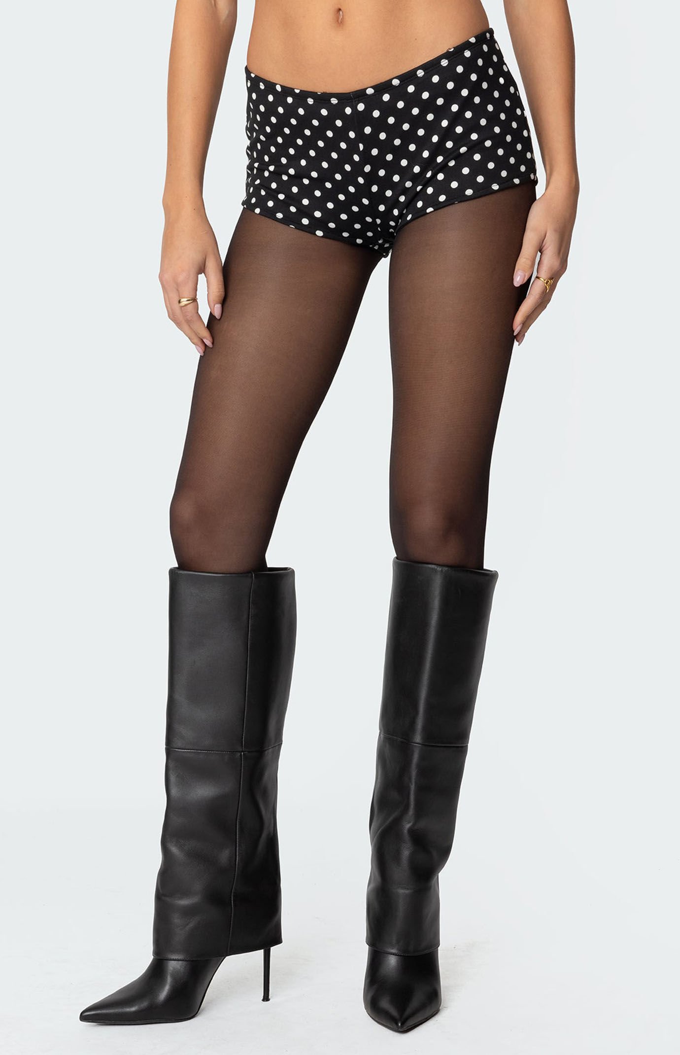 【s/e/o】25SS / DOT MICRO SHORTS Subdued Black And White Checkered High Rise Micro Shorts | eBay