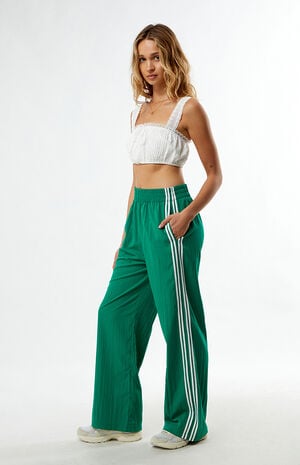 Solid Color Baggy Track Pants Solid Color Baggy Track Pants image number 1