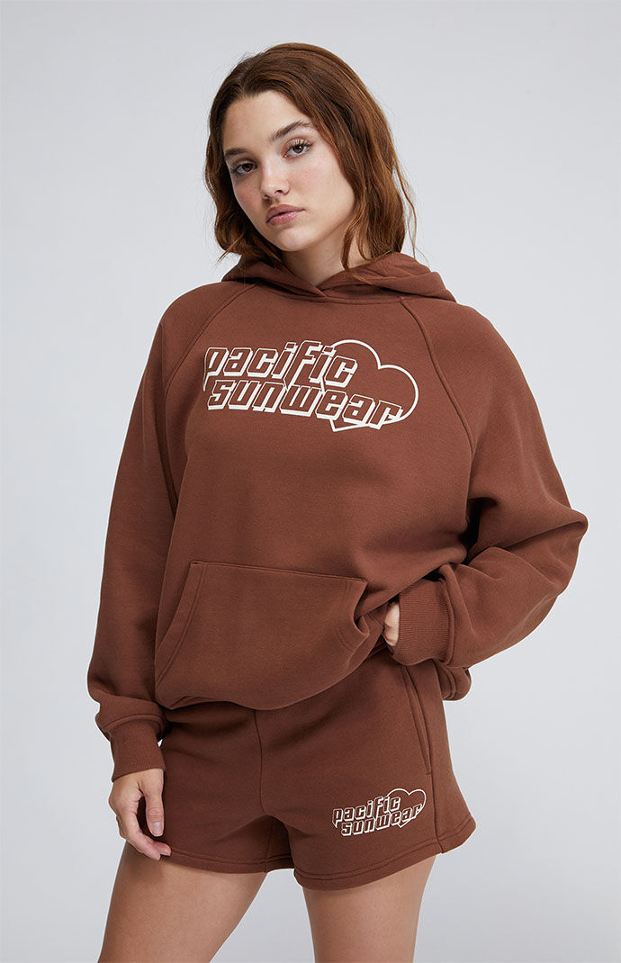 La hearts sales beach faded hoodie