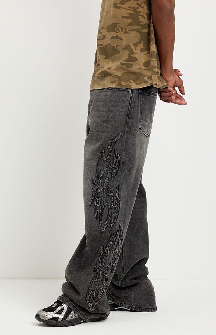 Pacsun Blake Extreme Baggy Jeans Cyber Black