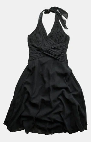 2000s Halter Midi Dress image number 1