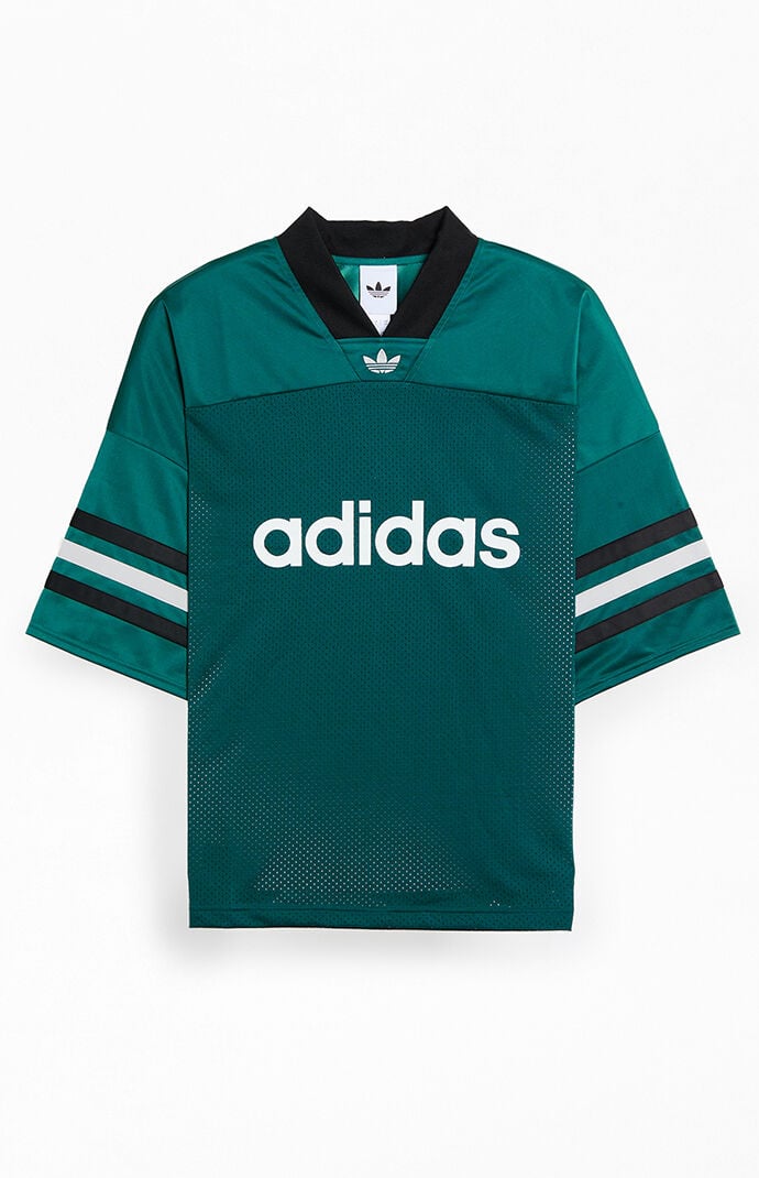 adidas AdicolorÂ Green Oversized Football JerseyÂ