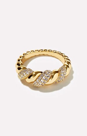Rope Pave Ring image number 1