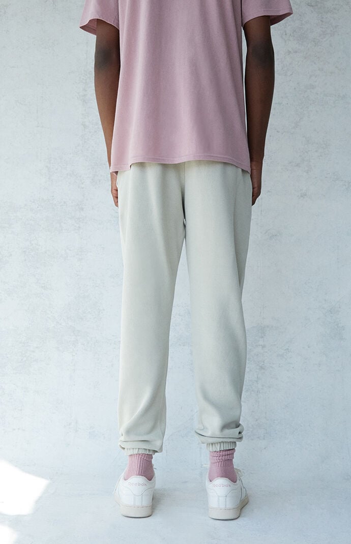 Beige Fleece Sweatpants