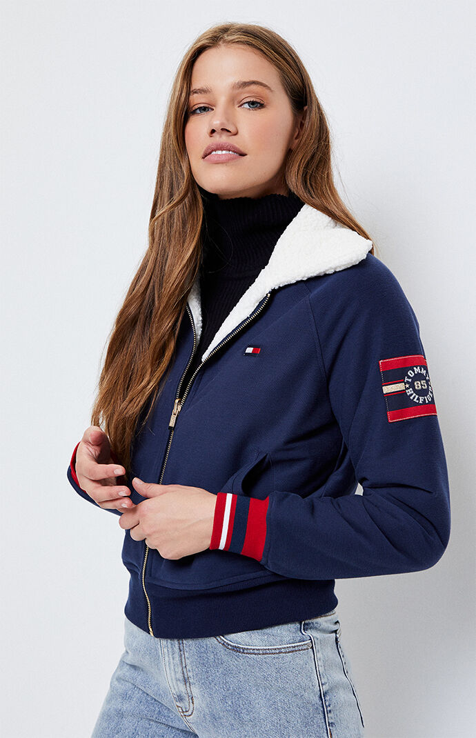 tommy jeans bomber jacket with back logo