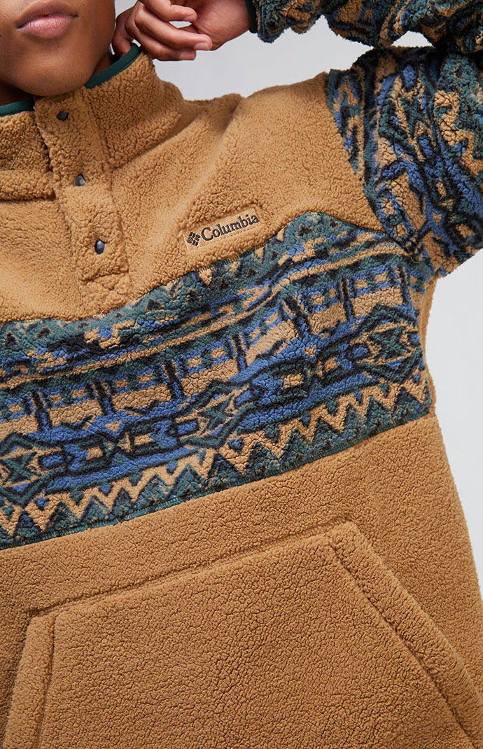 Columbia Rugged Ridge Sherpa Half Button Sweatshirt PacSun