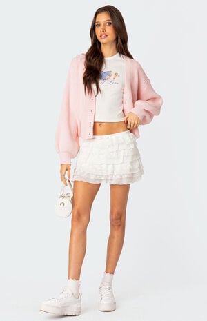 Adeena Layered Ruffle Mini Skirt image number 1