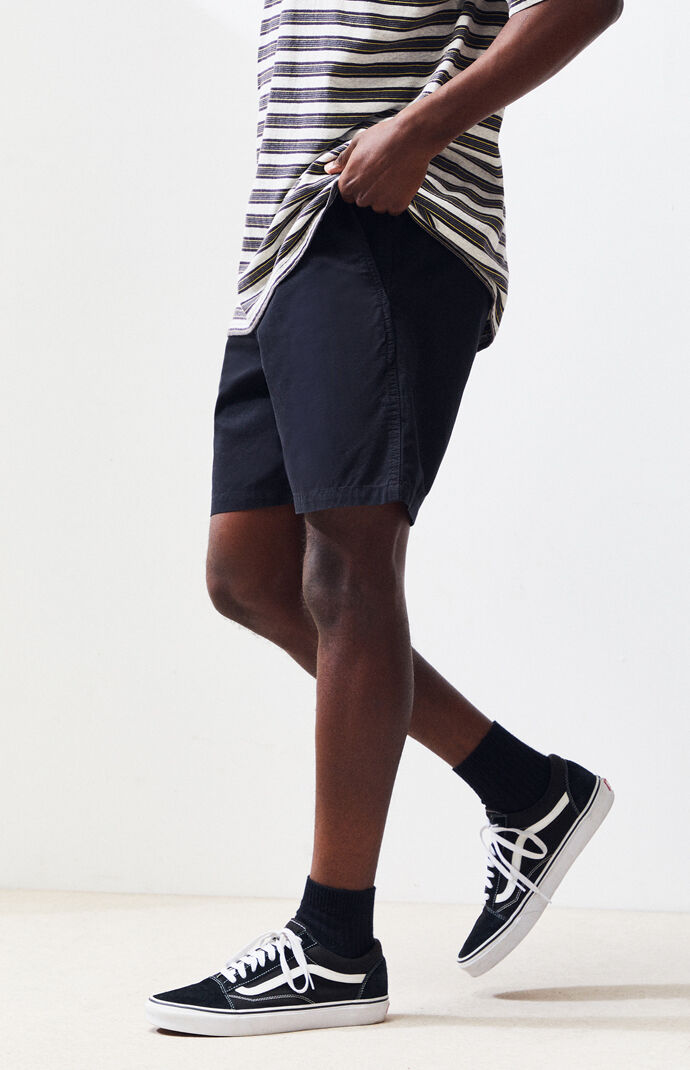 Black Range Drawstring Shorts