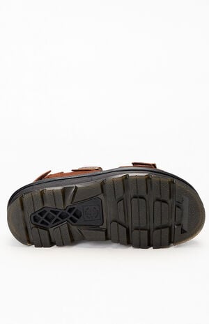 Women's Zebzag Suede Platform Sandals image number 4