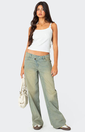 Emilia Ribbed Bow Tank Top image number 2