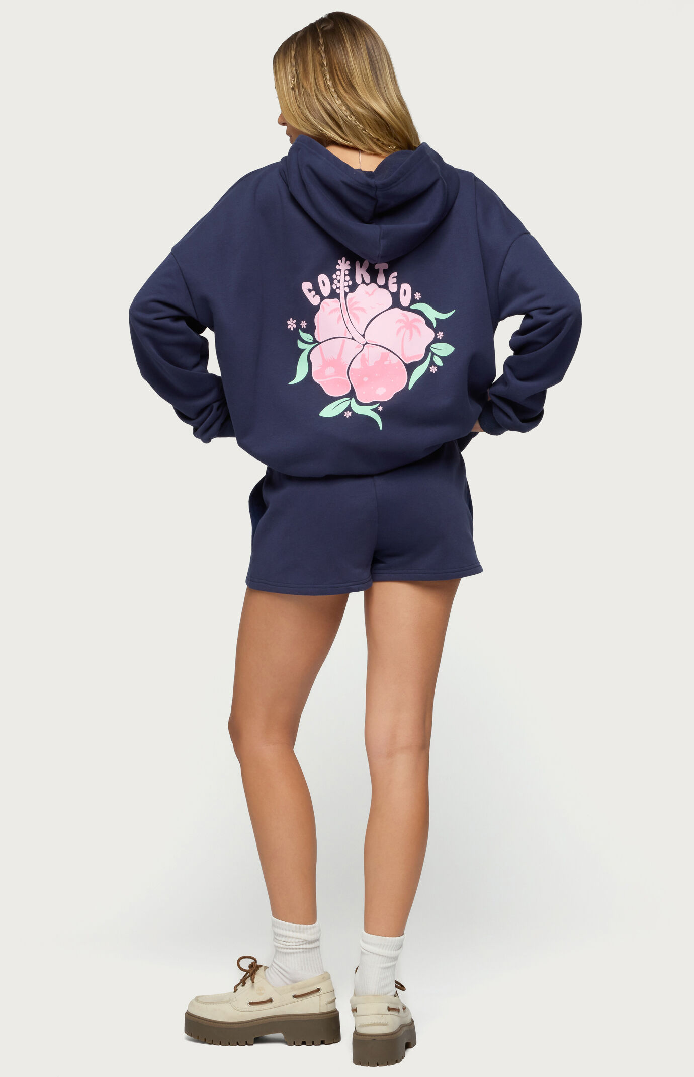 Edikted Beach Bloom Hoodie
