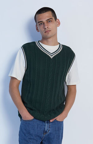 Knit Sweater Vest image number 1
