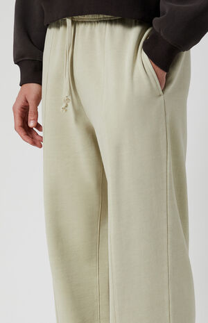 Cream Wash Baggy Sweatpants Cream Wash Baggy Sweatpants image number 5