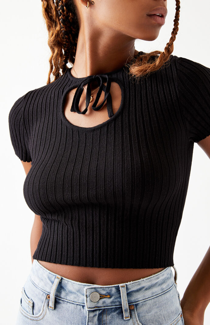 Keyhole Sweater Top