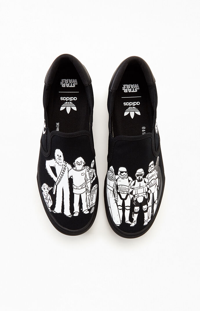 adidas star wars slip ons