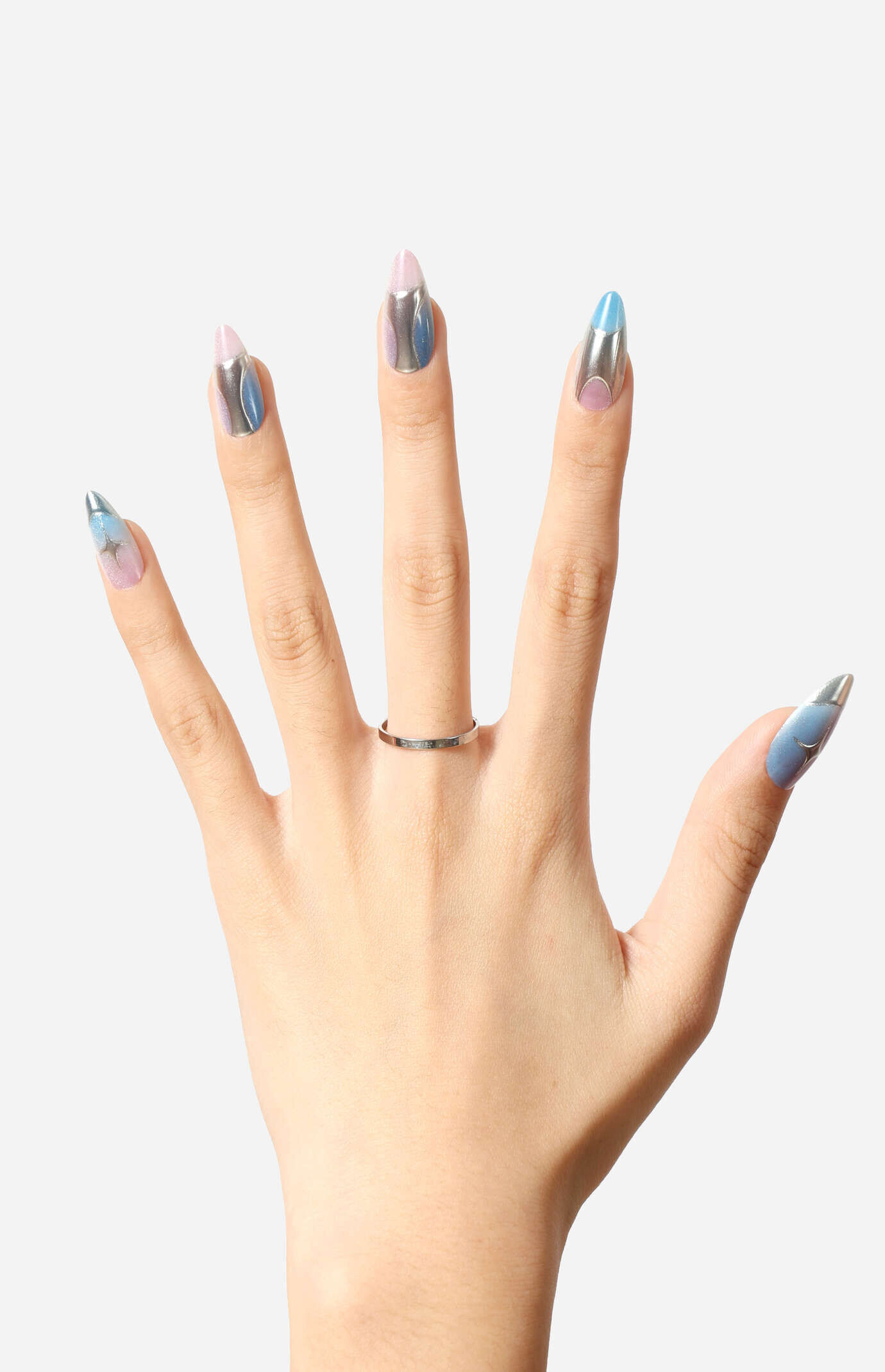 NEVER HAVE I EVER Titanium Jelly Press-On Nails
