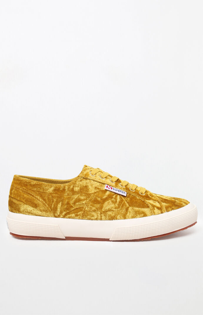 Women's Crushed Velvet Sneakers