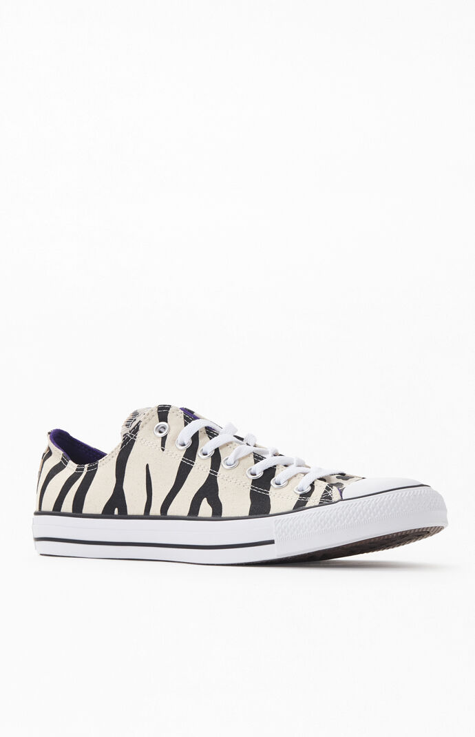 Zebra Chuck Taylor All Star Low Shoes