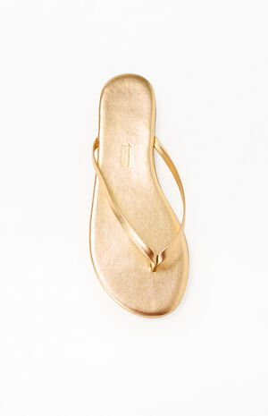 Women's Gold Metallics Sandals image number 5