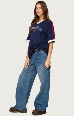 Australia 96 Contrast Oversize T-Shirt image number 4