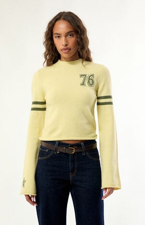 Custard Crew Neck Sweater image number 2