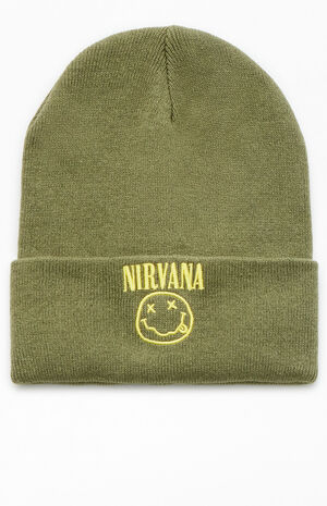 Nirvana Smiley Face Beanie image number 1