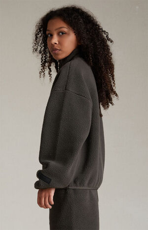 Essentials Ink Polar Fleece Half Zip Sweatshirt image number 2