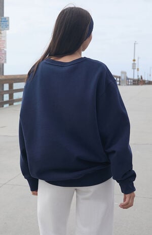 Navy Erica Newport Crew Neck Sweatshirt image number 4