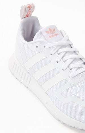 Women's White Smooth Runner Sneakers image number 6