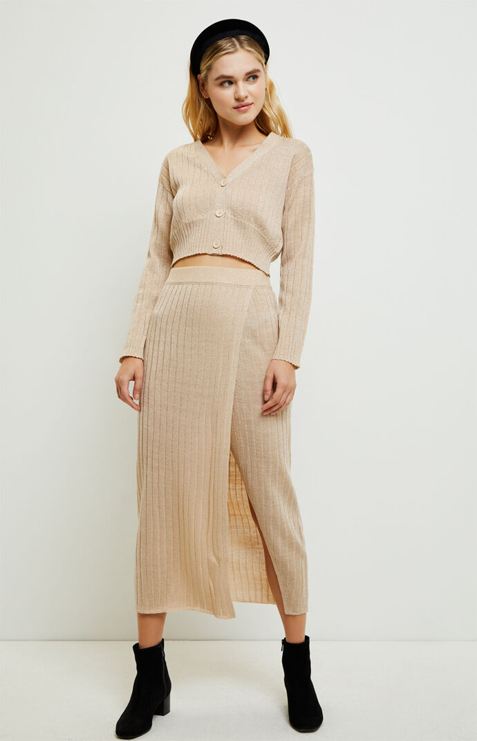 Embracing Me Lurex Ribbed Sweater