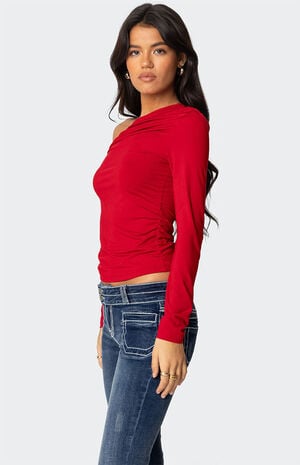 Ronnie Asymmetric Long Sleeve Top image number 3