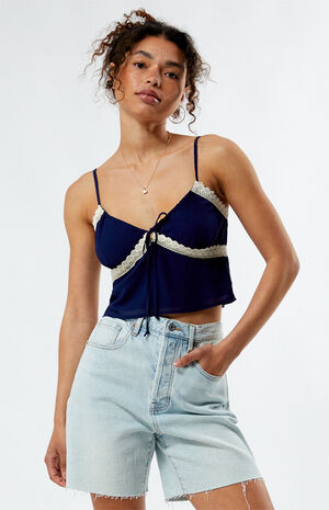 Lace Trim Cami image number 1