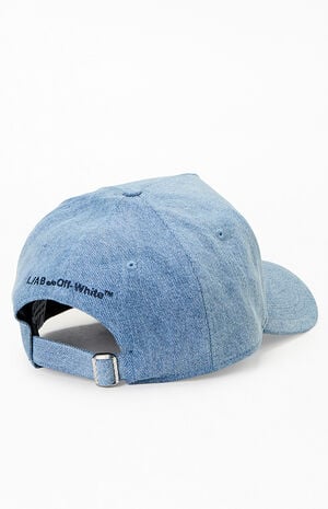 Pinch Front Denim Strapback Hat image number 2