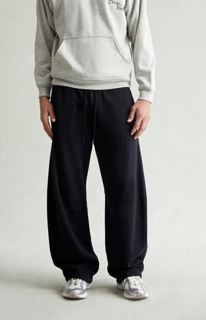 Presley Black Barrel Sweatpants image number 2