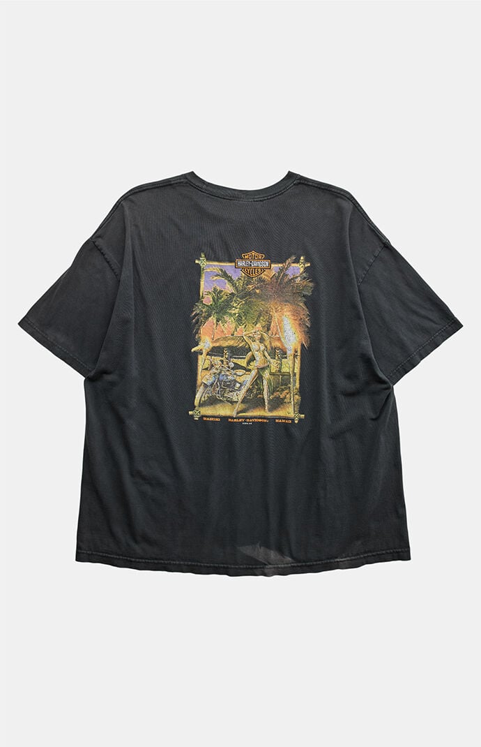 PS VINTAGE 2000s Black Harley Davidson  T-Shirt