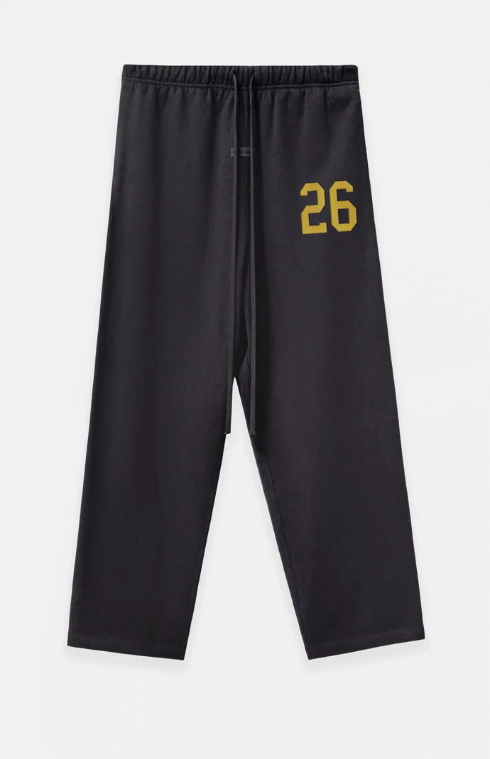 Fear of God Vintage Black Lounge Fleece Baggy Sweatpants