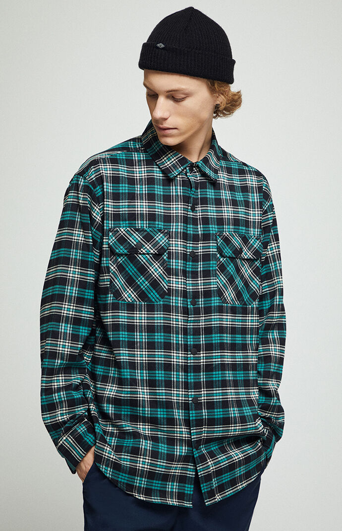 Green & Blue Brighton Flannel Shacket