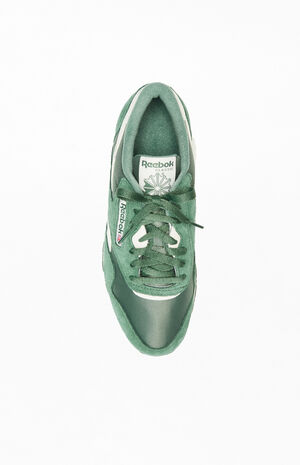 Green Classic Nylon Vintage Suede Shoes image number 5