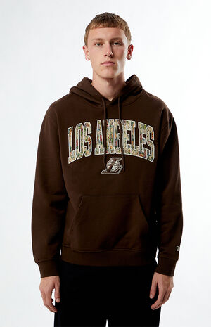 LA Lakers Floral Embroidered Hoodie image number 1