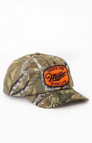 Miller High Life Camo Snapback Hat image number 1