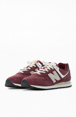 Maroon 574 Shoes image number 2