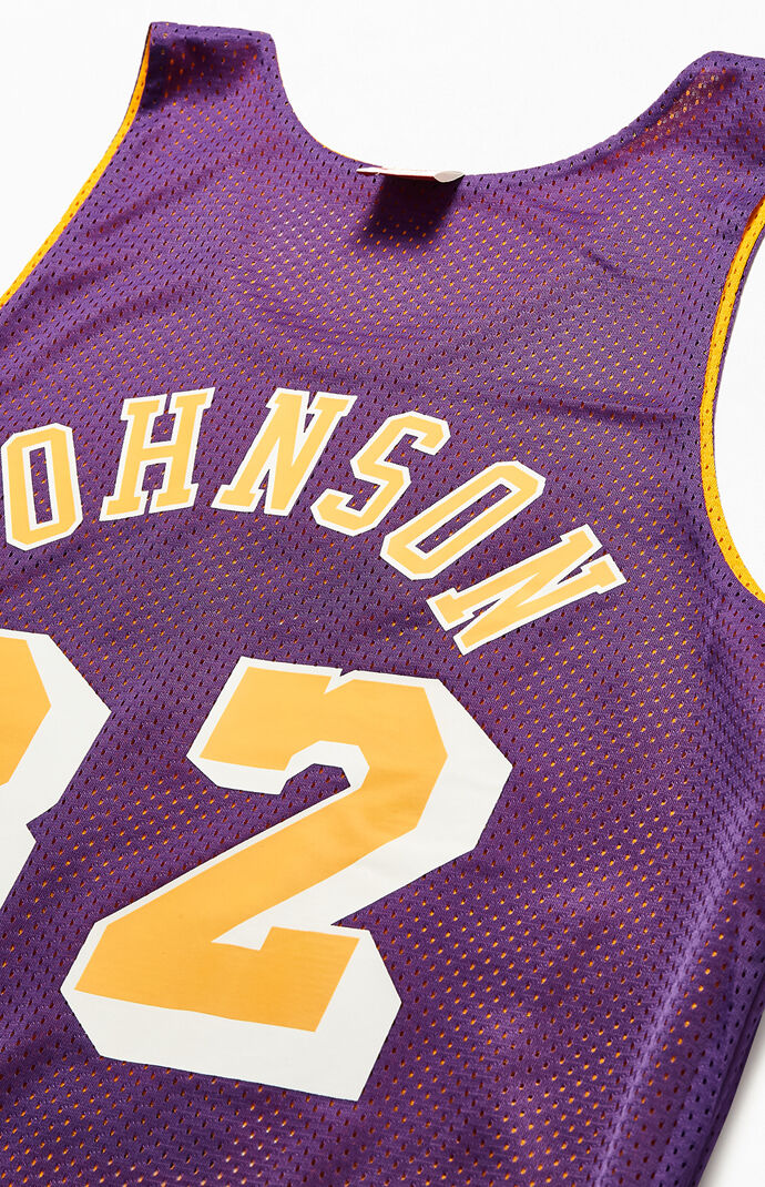 Lakers Johnson Reversible Basketball Jersey