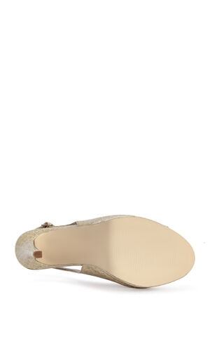 Women's Exactly Taupe Croc Stiletto Pumps image number 5