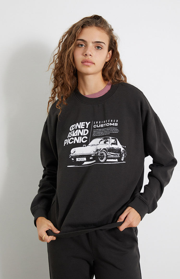 Coney Island Picnic Eco Car 911 Crew Neck Sweatshirt | PacSun