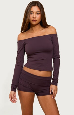 Tezia Off Shoulder Long Sleeve Top image number 1
